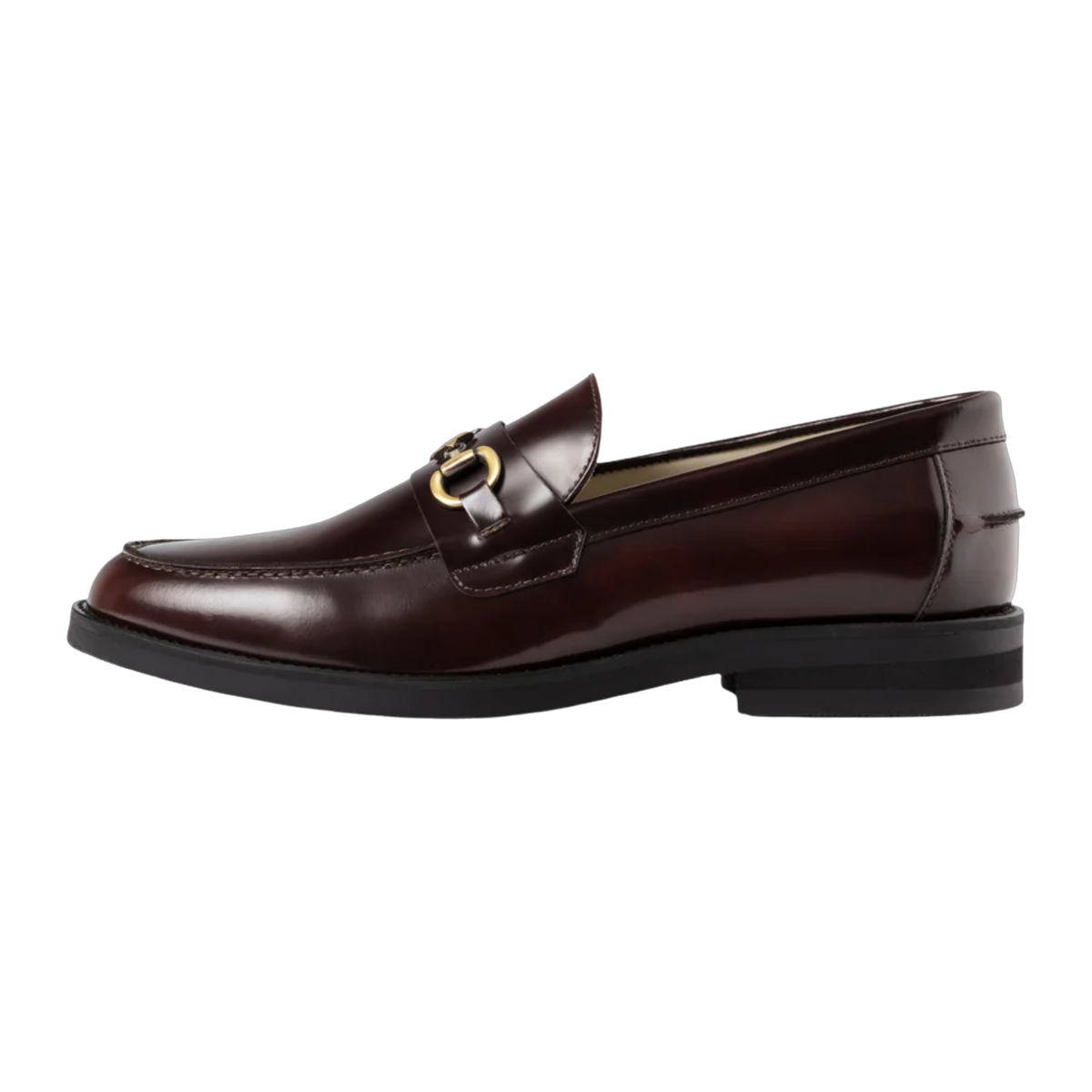 Buffed Red Bit Loafer