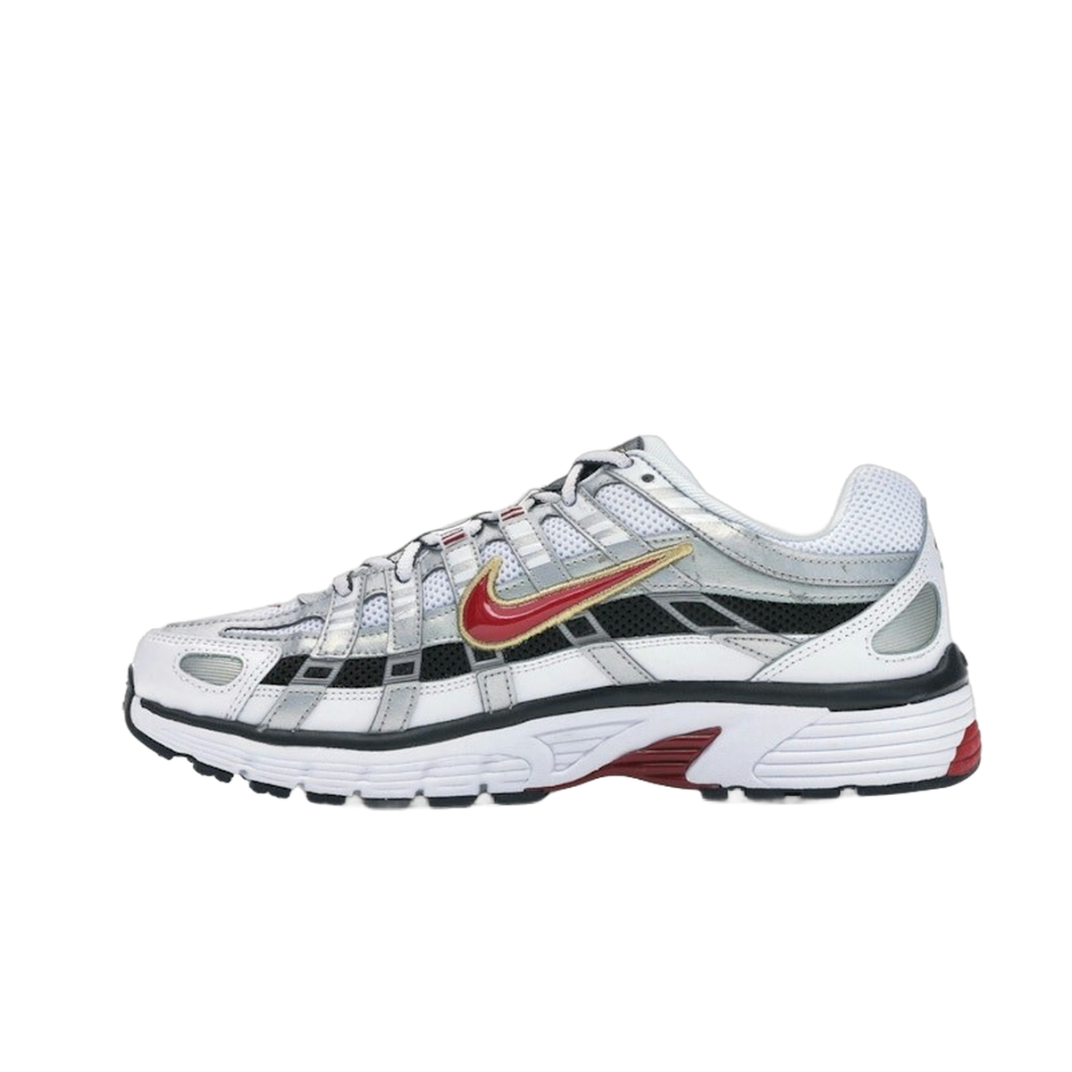 Nike P-6000 White Gold Red — kolab