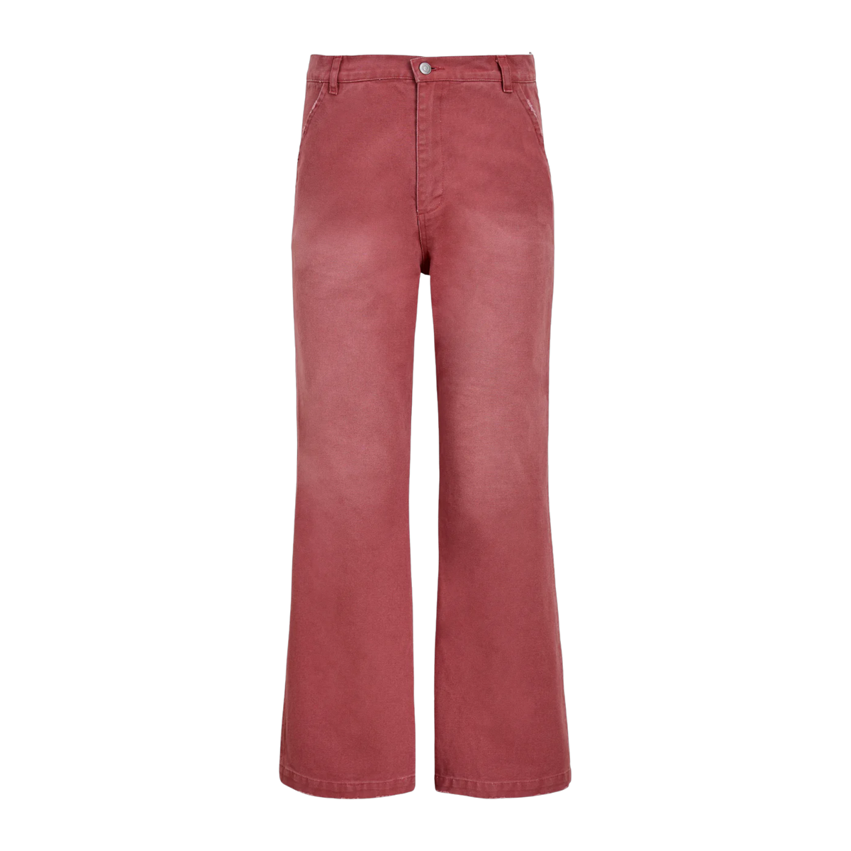 Canvas Faded Pants Vintage Salmon
