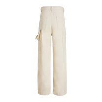 Canvas Washed Tapestry Pants Vintage Cream