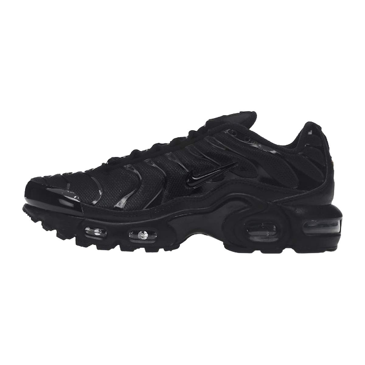 Nike Air Max Plus Triple Black (GS) — kolab