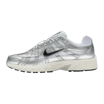 Nike P-6000 White Metallic Silver Flat Silver Black — kolab