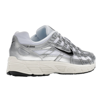 Nike P-6000 White Metallic Silver Flat Silver Black — kolab
