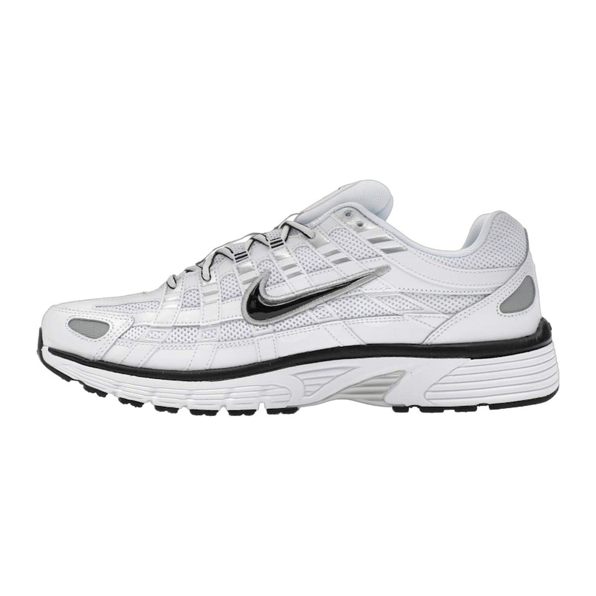 Nike P-6000 White Metallic Silver Black — kolab
