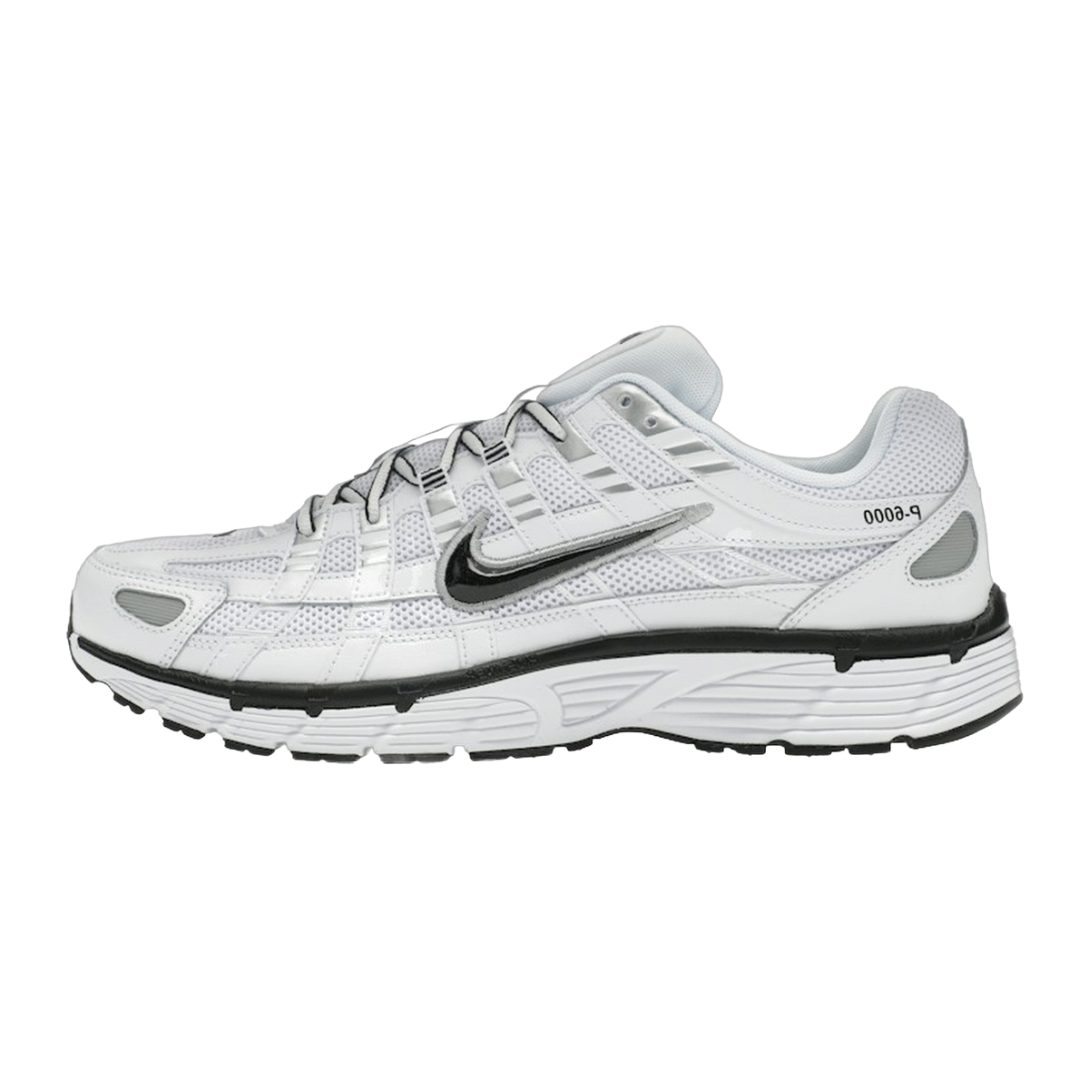 Nike P-6000 White Metallic Silver Black — kolab