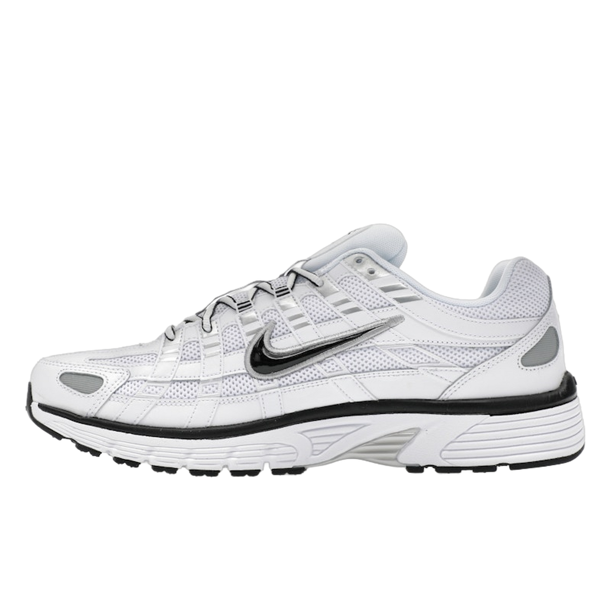 Nike P-6000 White Metallic Silver Black — kolab