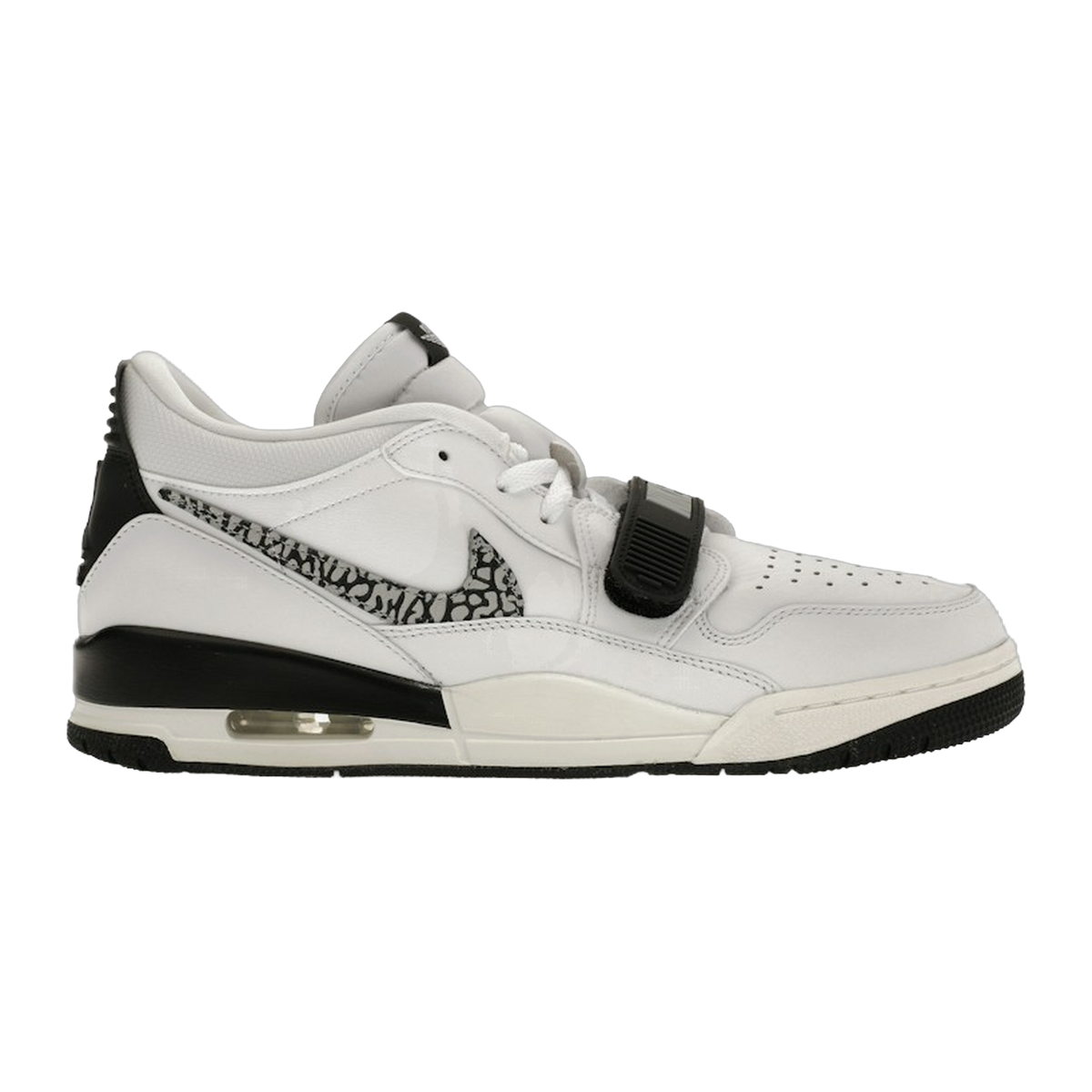 Jordan Legacy 312 Low White Black Elephant Swoosh — kolab