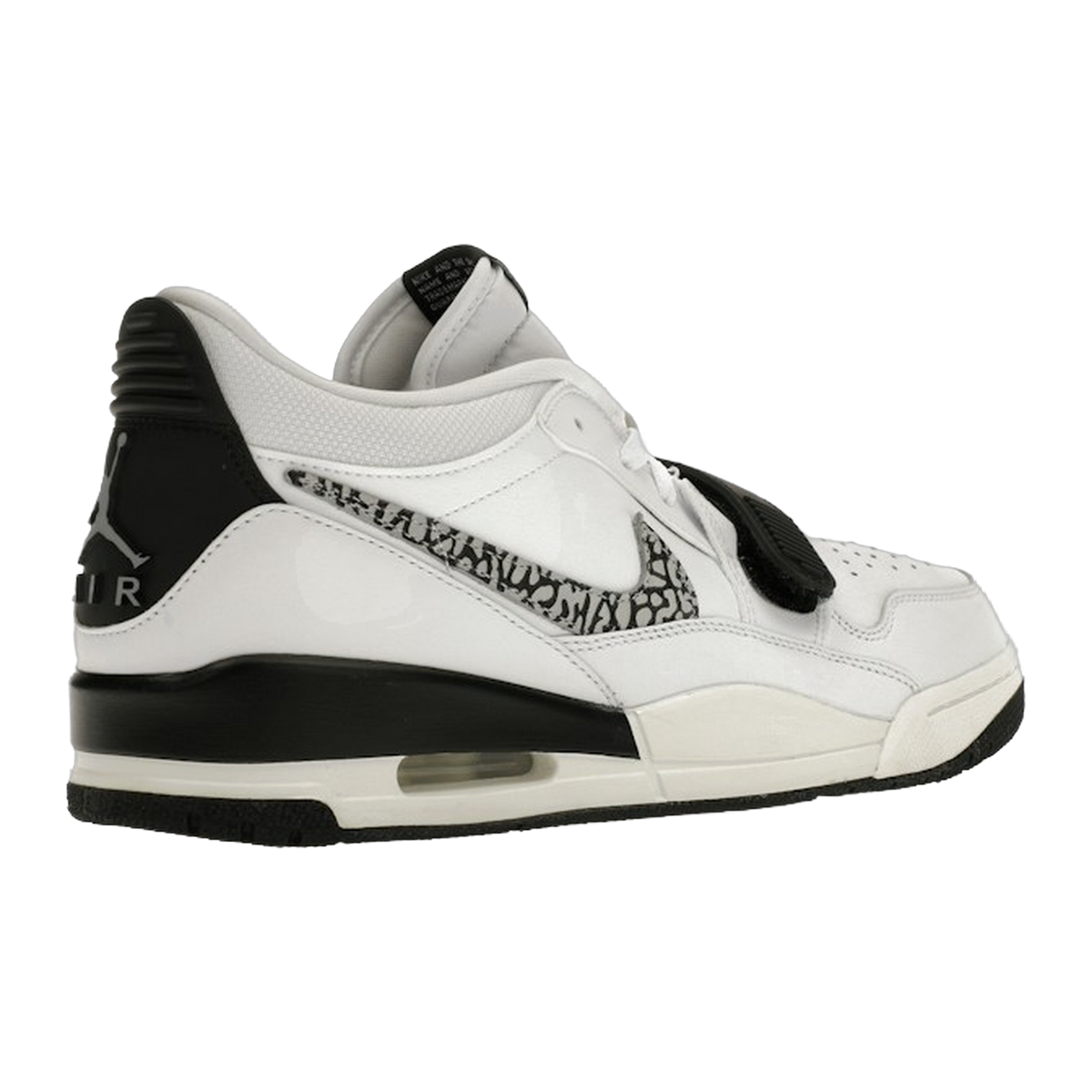 Jordan Legacy 312 Low White Black Elephant Swoosh — kolab