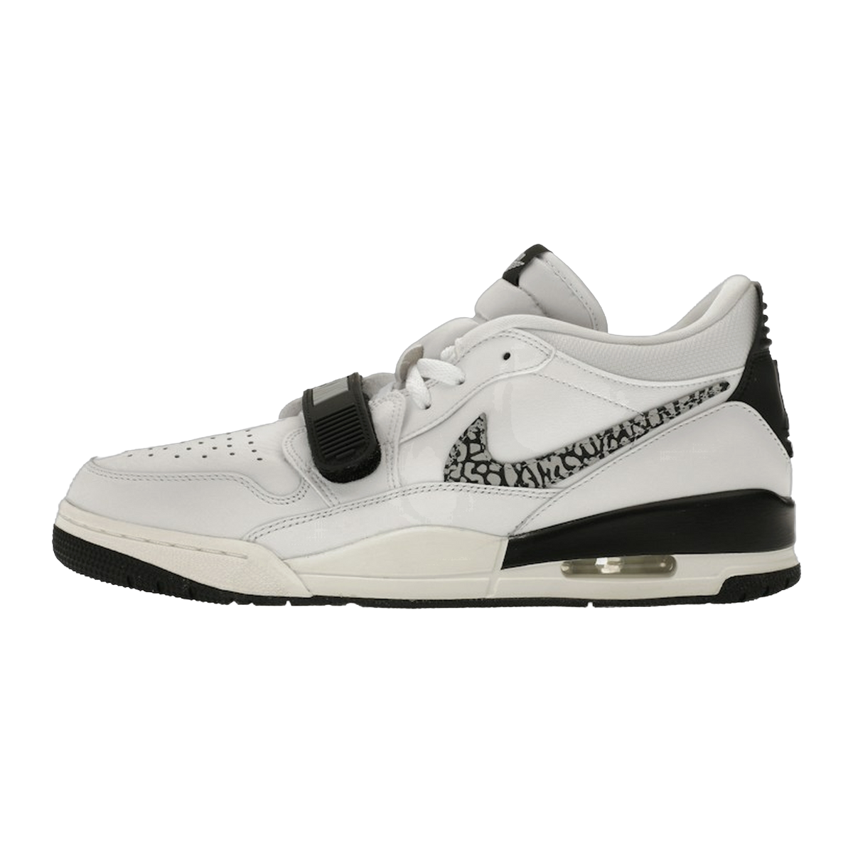 Jordan Legacy 312 Low White Black Elephant Swoosh — kolab
