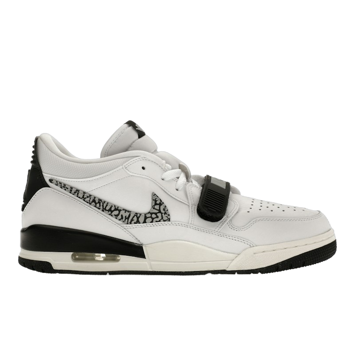 Jordan Legacy 312 Low White Black Elephant Swoosh — kolab