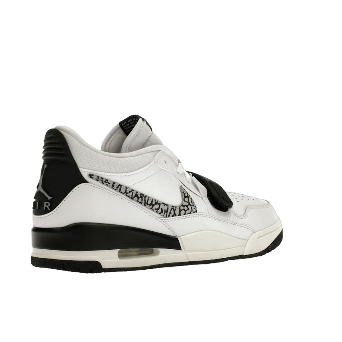 Jordan Legacy 312 Low White Black Elephant Swoosh — kolab