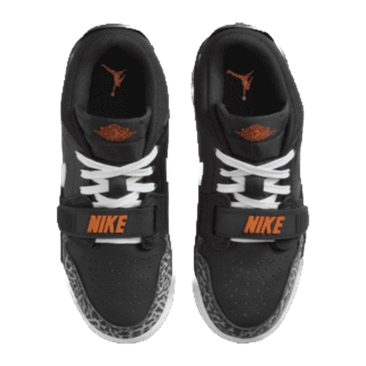 Jordan Legacy 312 Low Black White Safety Orange (GS) — kolab