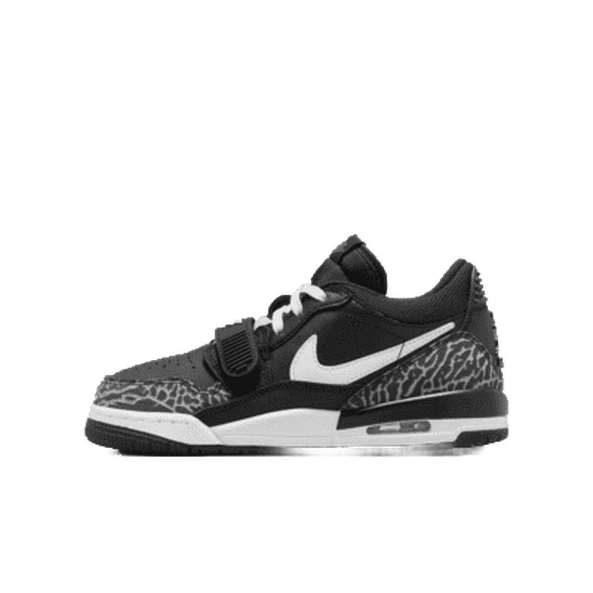 Jordan Legacy 312 Low Black White Safety Orange (GS) — kolab