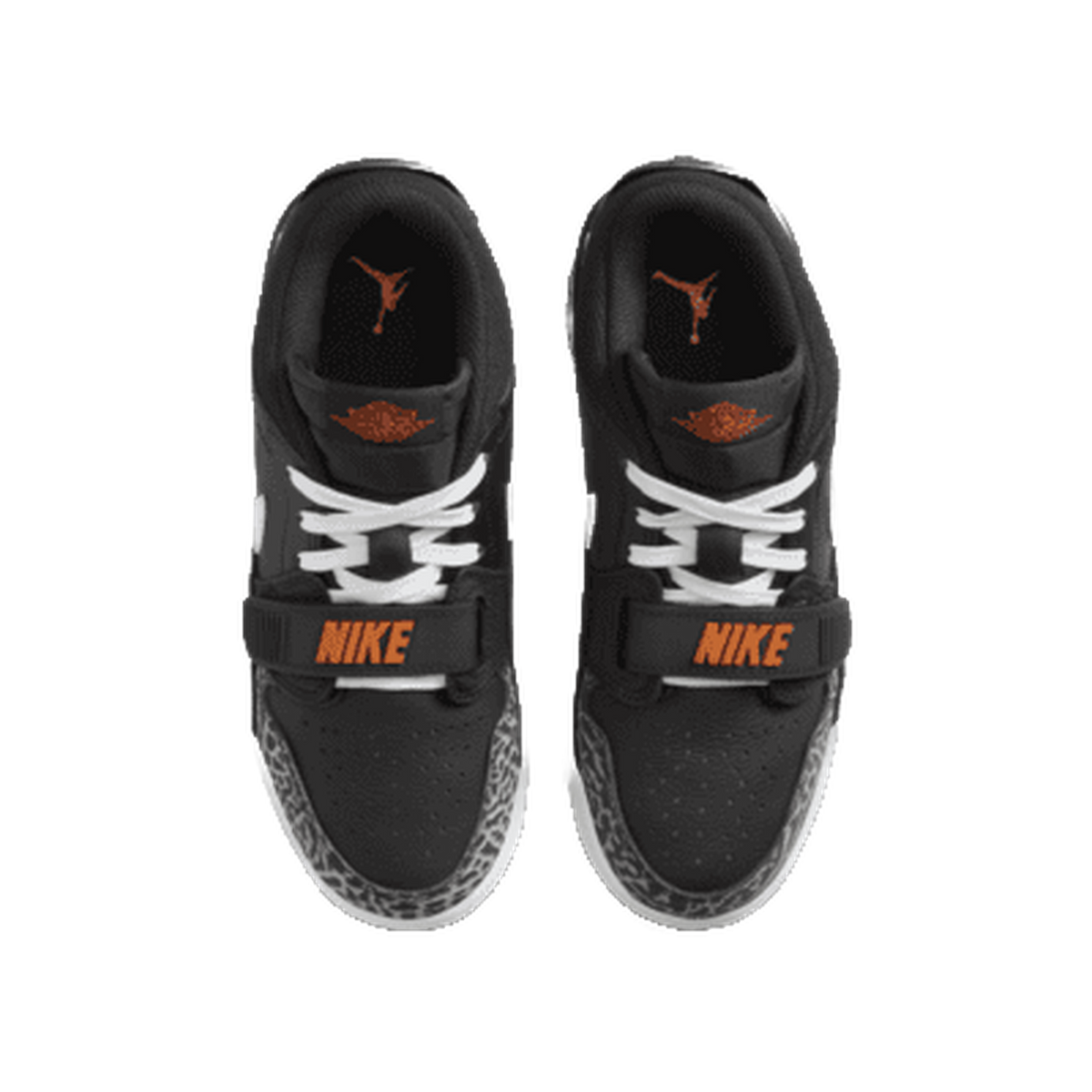 Jordan Legacy 312 Low Black White Safety Orange (GS) — kolab