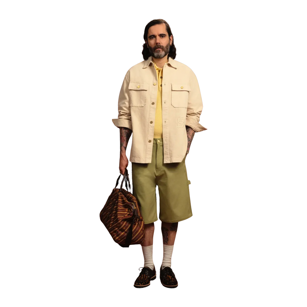 Chemise Denim Beige