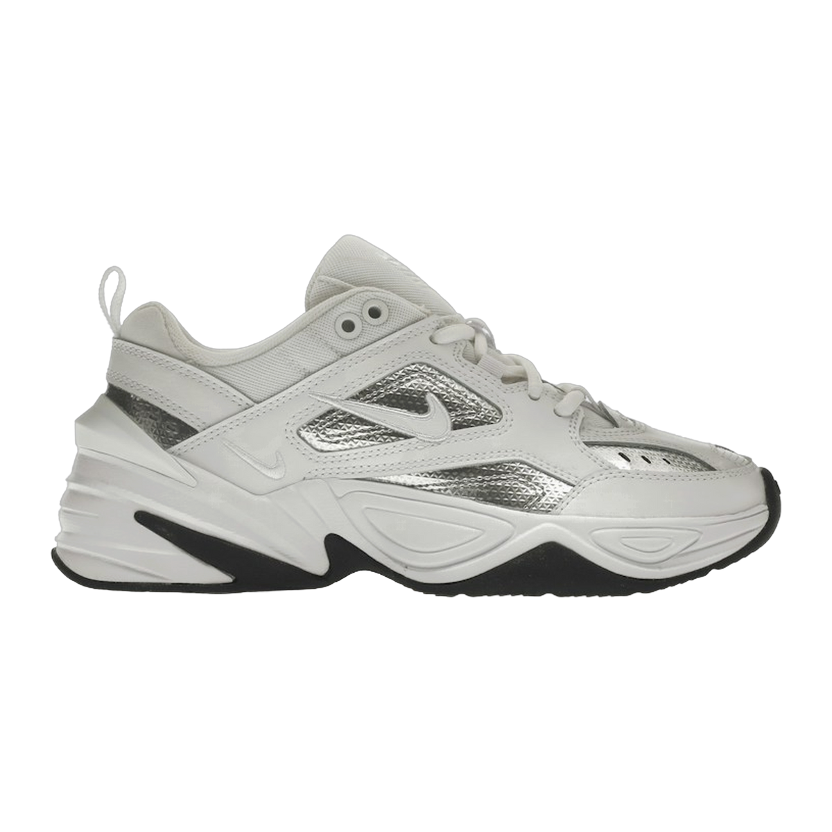 Nike M2K Tekno White Metallic Silver Black · kolab