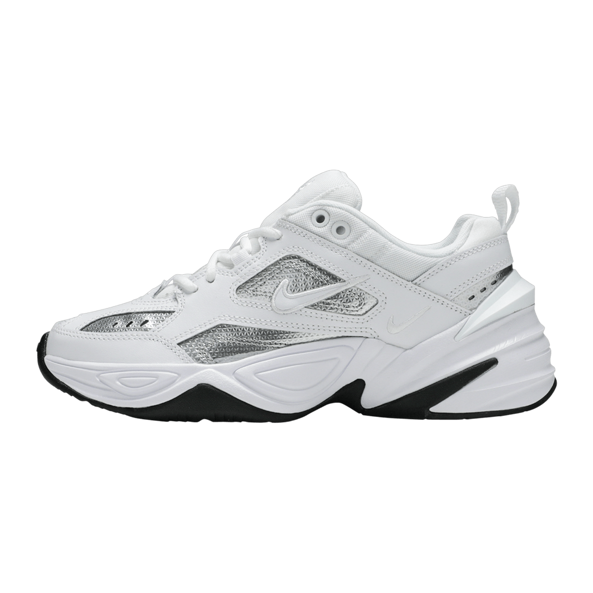 Nike M2K Tekno White Metallic Silver Black