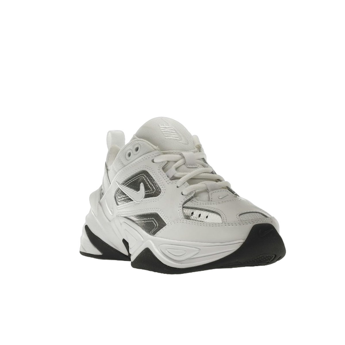 Nike M2K Tekno White Metallic Silver Black — kolab