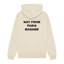 Classic Slogan Hoodie Beige