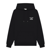 Classic Slogan Hoodie Black