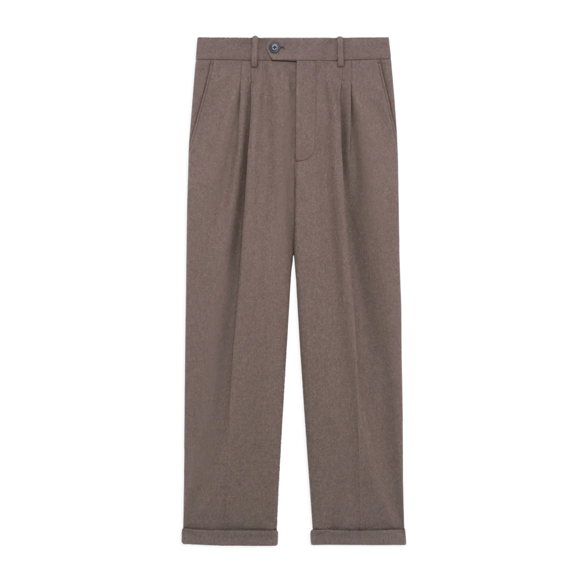Cropped Pleated Pants