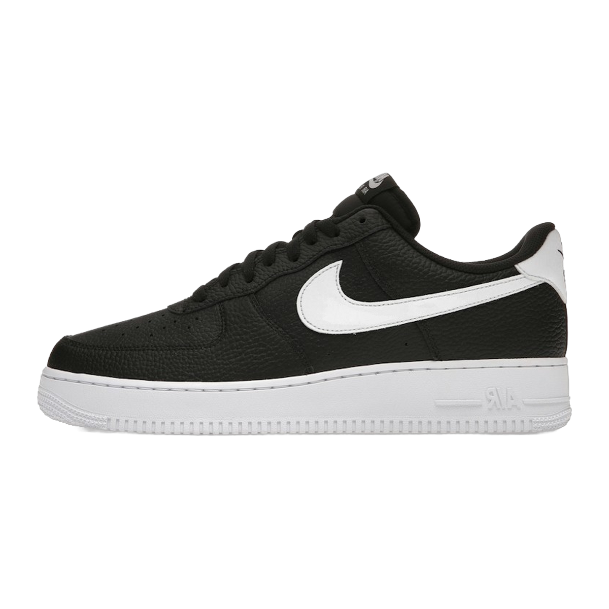 Nike Air Force 1 Low '07 Black White Pebbled Leather — kolab