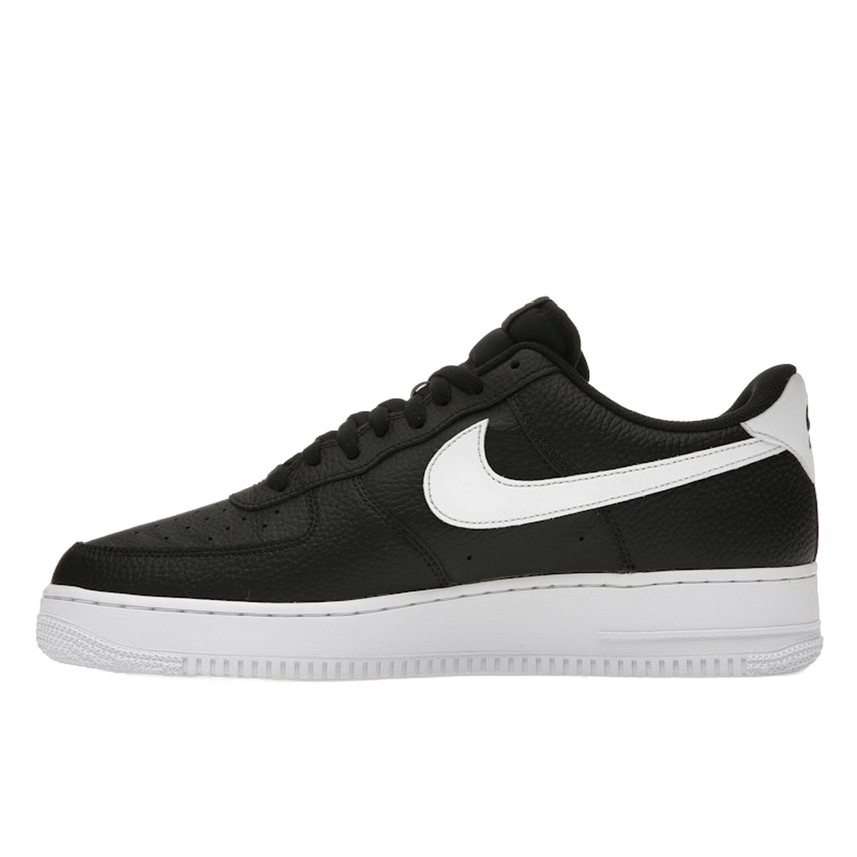 Nike Air Force 1 Low '07 Black White Pebbled Leather — kolab