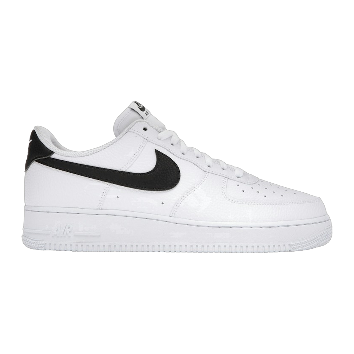 Nike Air Force 1 Low '07 White Black Pebbled Leather — kolab