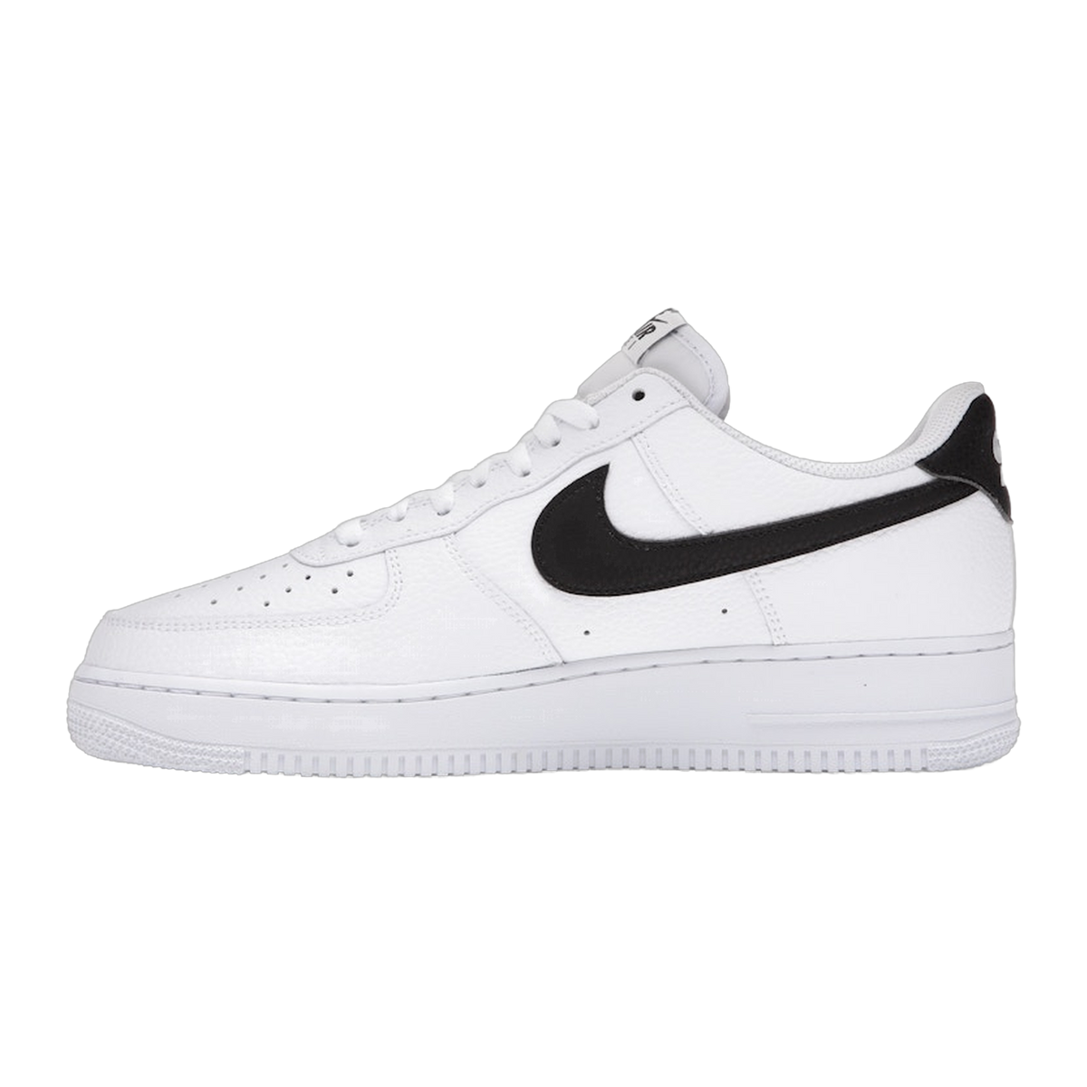 Nike Air Force 1 Low '07 White Black Pebbled Leather — kolab