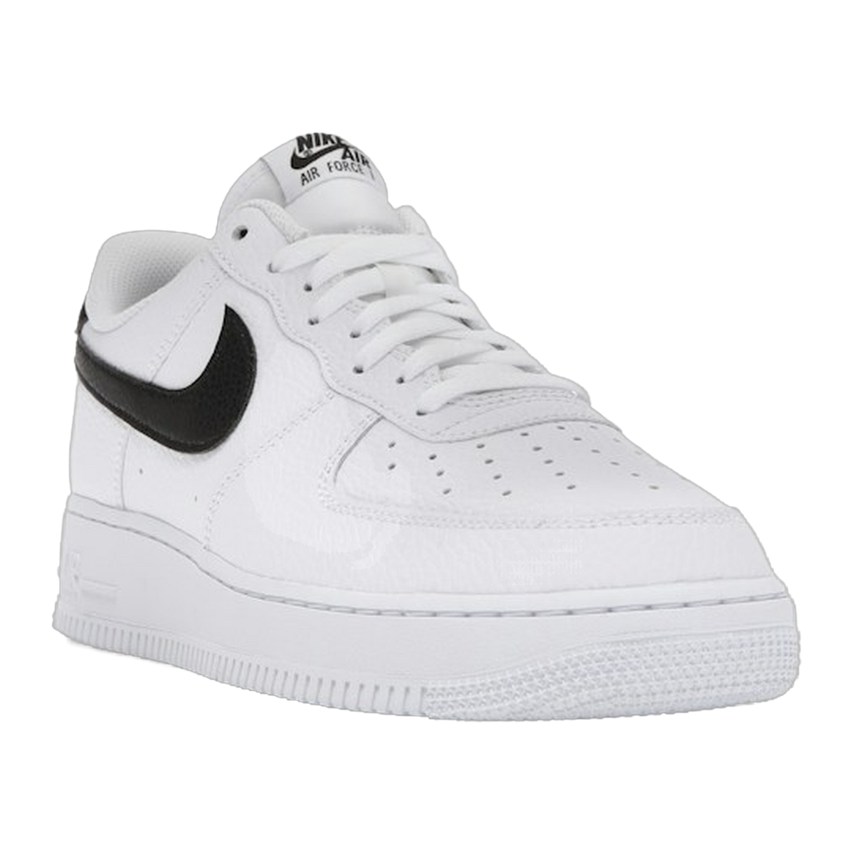 Nike Air Force 1 Low '07 White Black Pebbled Leather — kolab