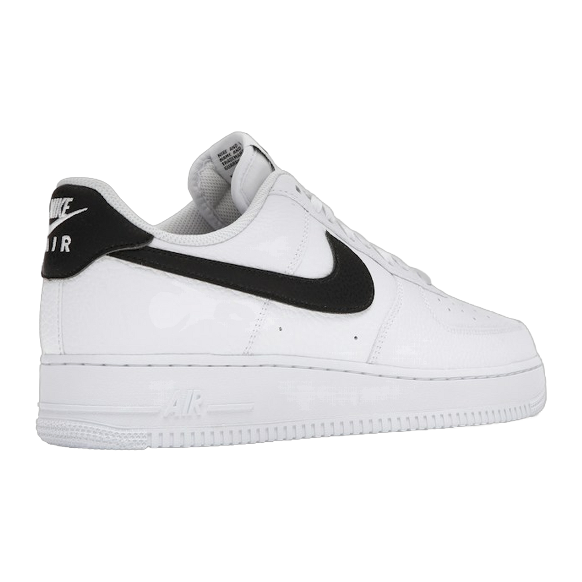 Nike Air Force 1 Low '07 White Black Pebbled Leather — kolab