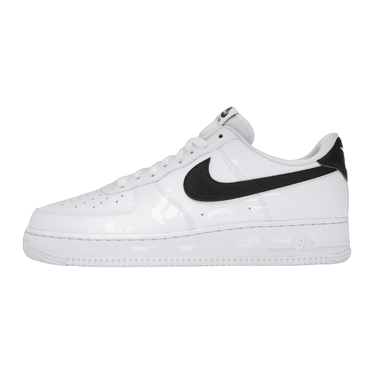 Nike Air Force 1 Low '07 White Black Pebbled Leather — kolab