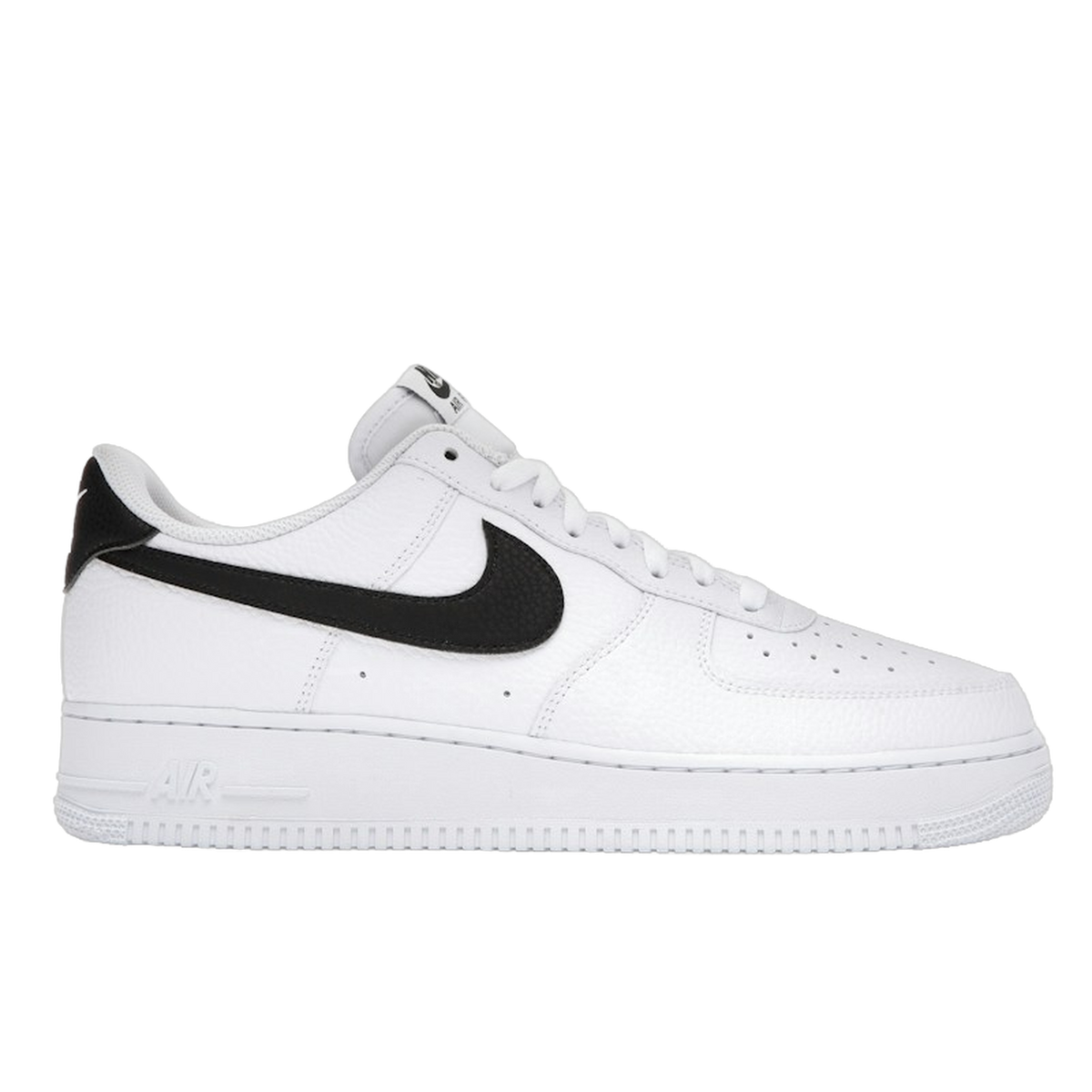 Nike Air Force 1 Low '07 White Black Pebbled Leather — kolab