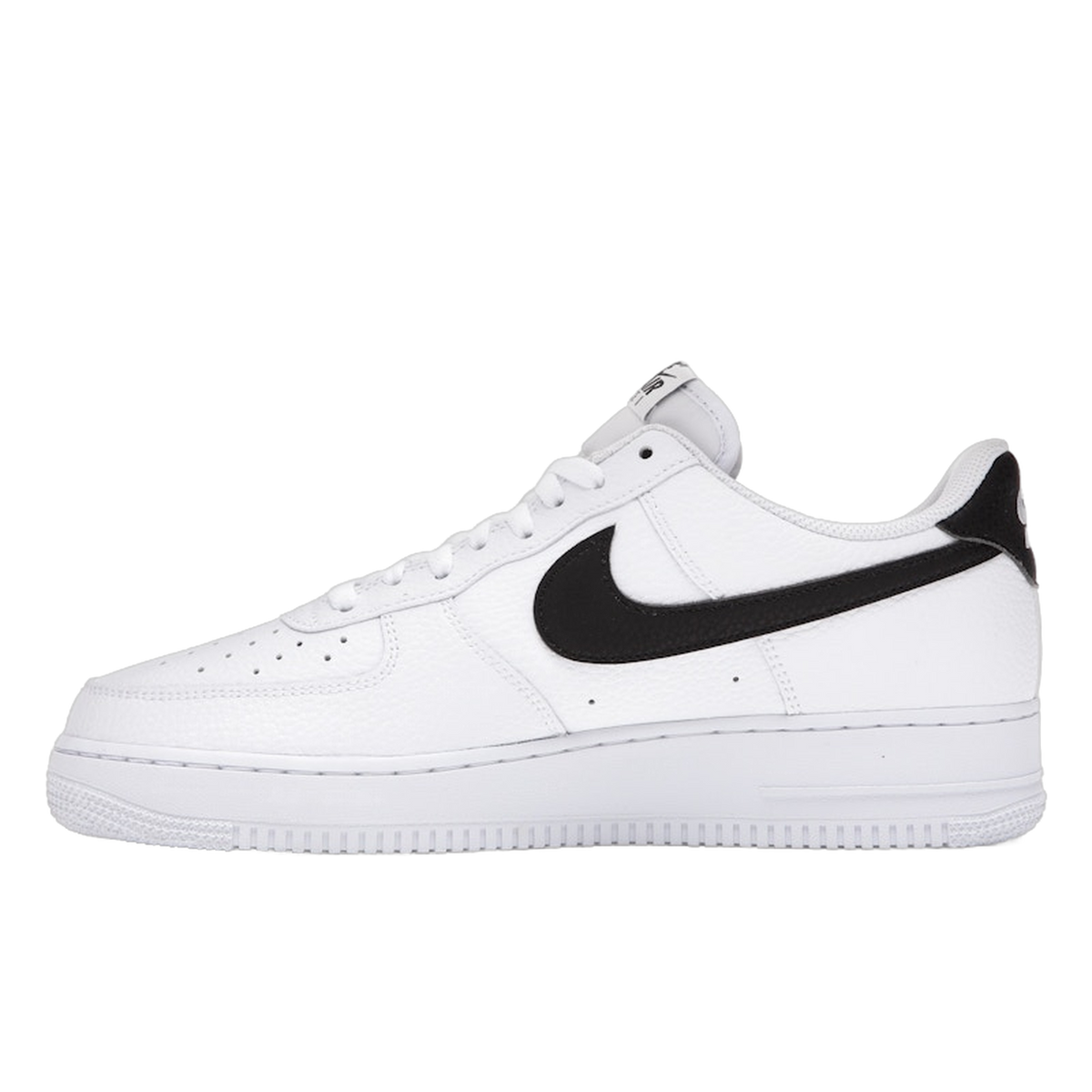 Nike Air Force 1 Low '07 White Black Pebbled Leather — kolab