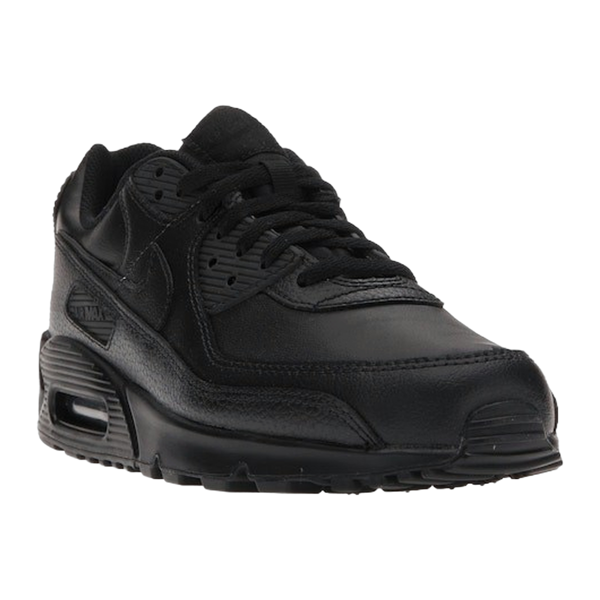 Nike Air Max 90 Leather Triple Black — kolab