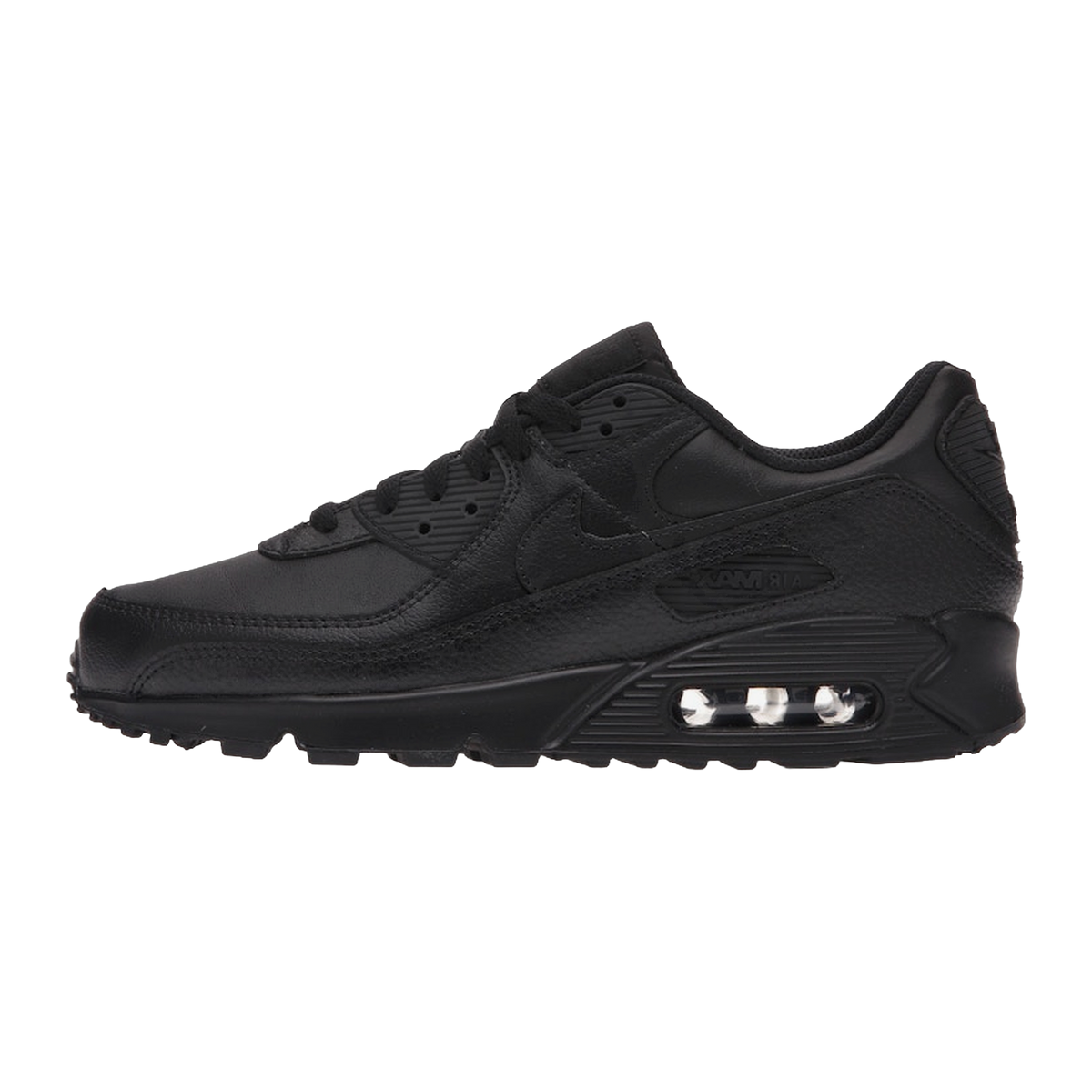 Nike Air Max 90 Leather Triple Black — kolab