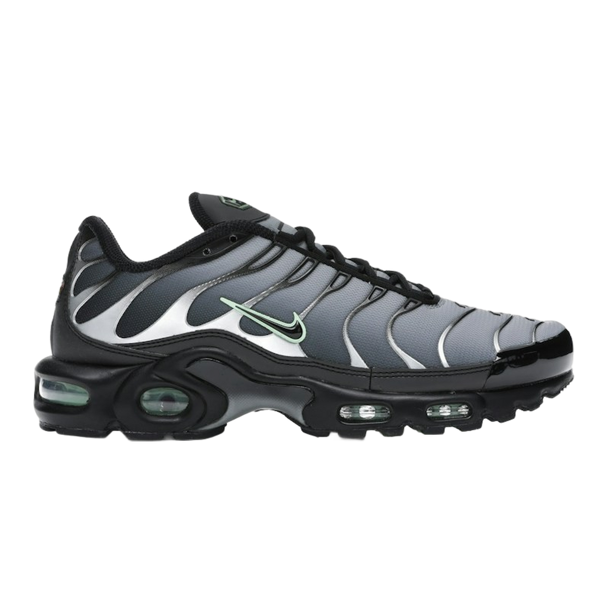 Nike Air Max Plus Black Particle Grey Vapour Green — kolab