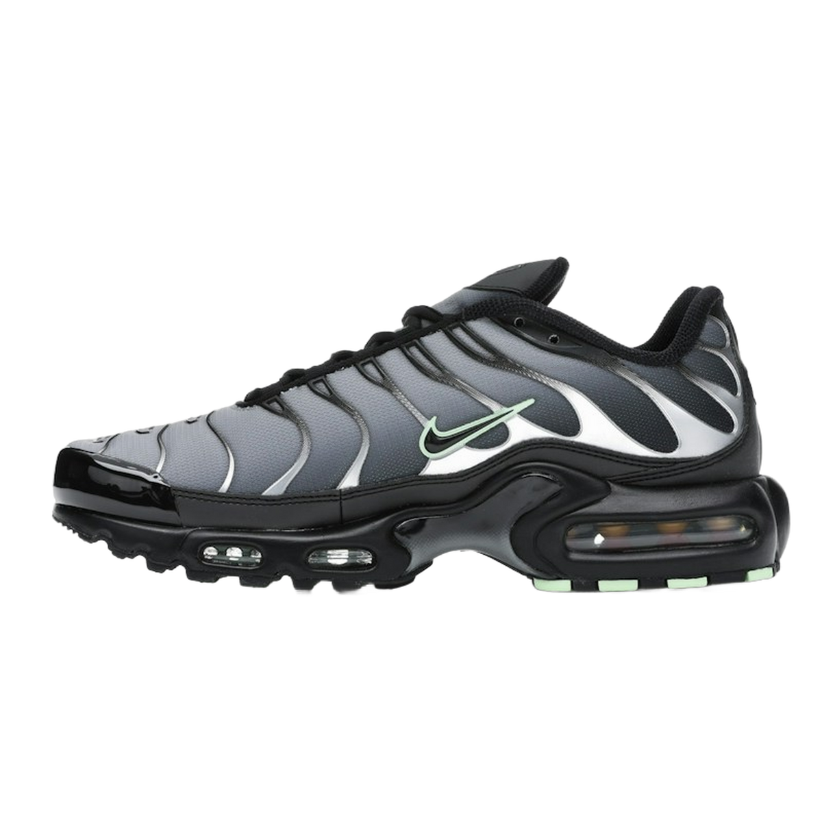 Nike Air Max Plus Black Particle Grey Vapour Green — kolab