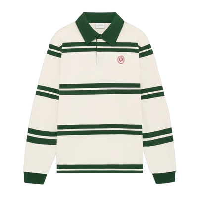 D Ornament Striped Polo