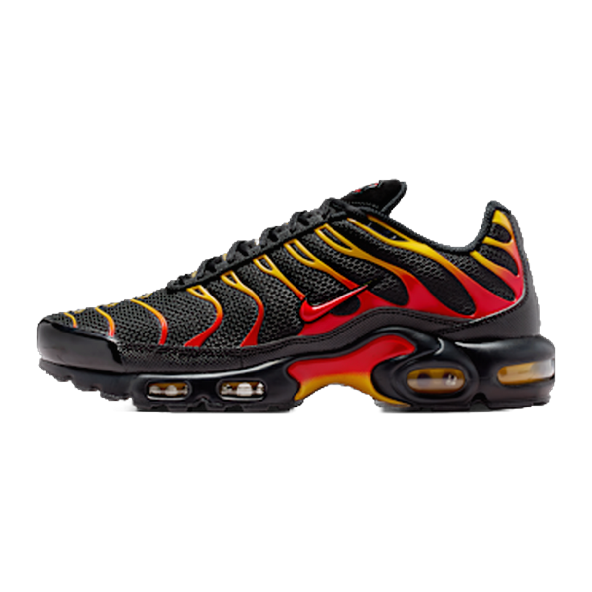 Nike Air Max Plus Black University Gold Red — kolab