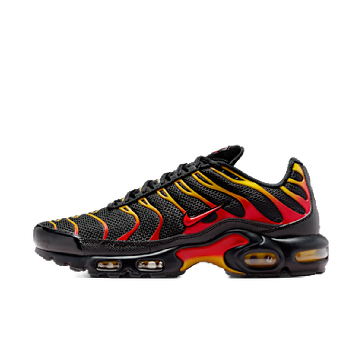 Nike Air Max Plus Black University Gold Red — kolab