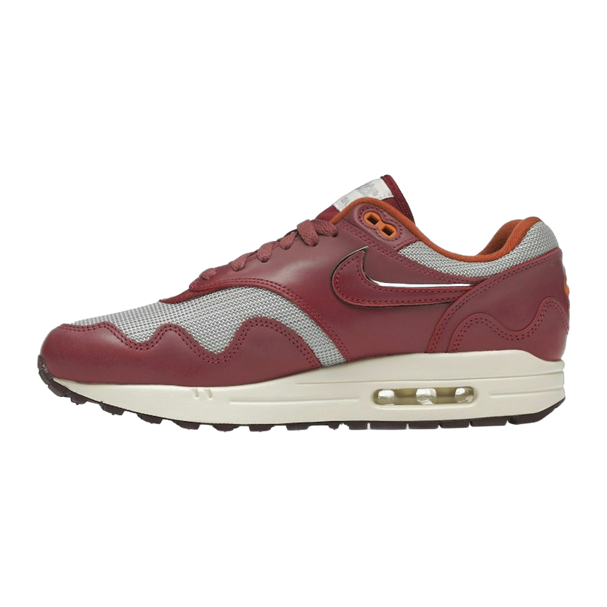 Nike Air Max 1 Patta Waves Rush Maroon (with Bracelet) — kolab