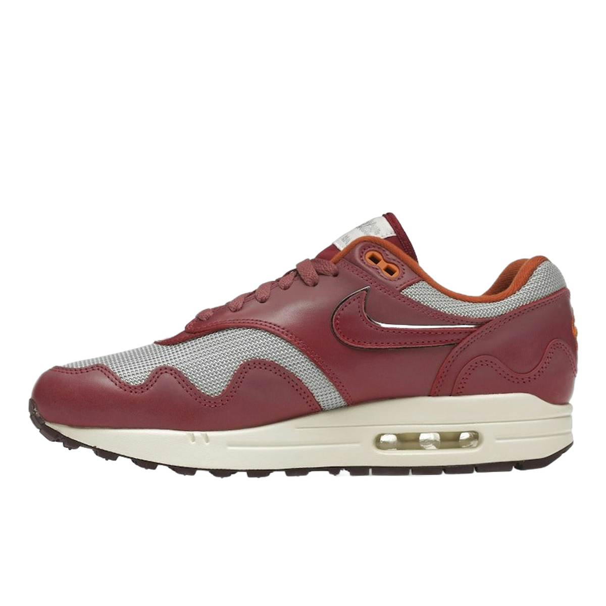 Nike Air Max 1 Patta Waves Rush Maroon (with Bracelet) — kolab