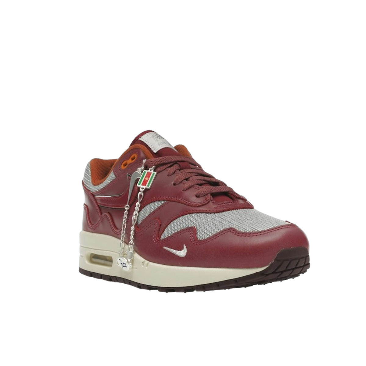 Nike Air Max 1 Patta Waves Rush Maroon (with Bracelet) — kolab