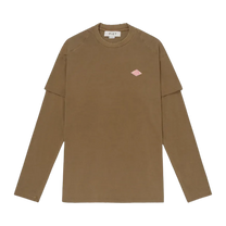 Double Long Sleeve T-shirt - Khaki