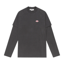 Double Long Sleeve T-shirt - Vintage Black