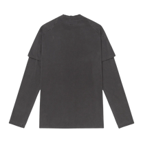 Double Long Sleeve T-shirt - Vintage Black