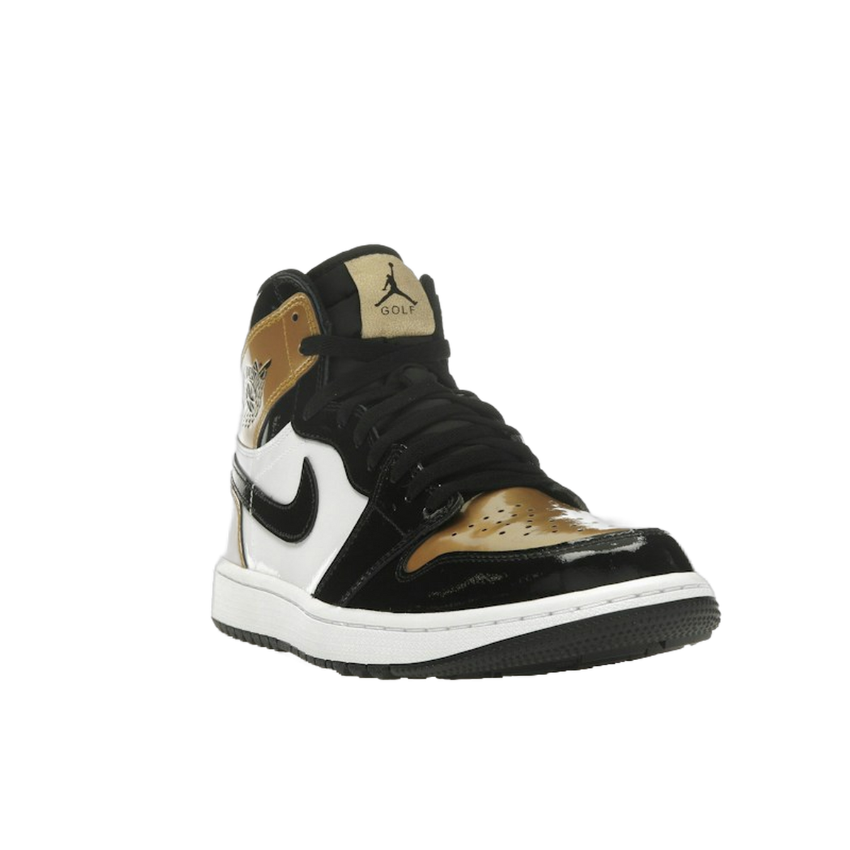 Jordan 1 Retro High Golf Patent Gold Toe — kolab