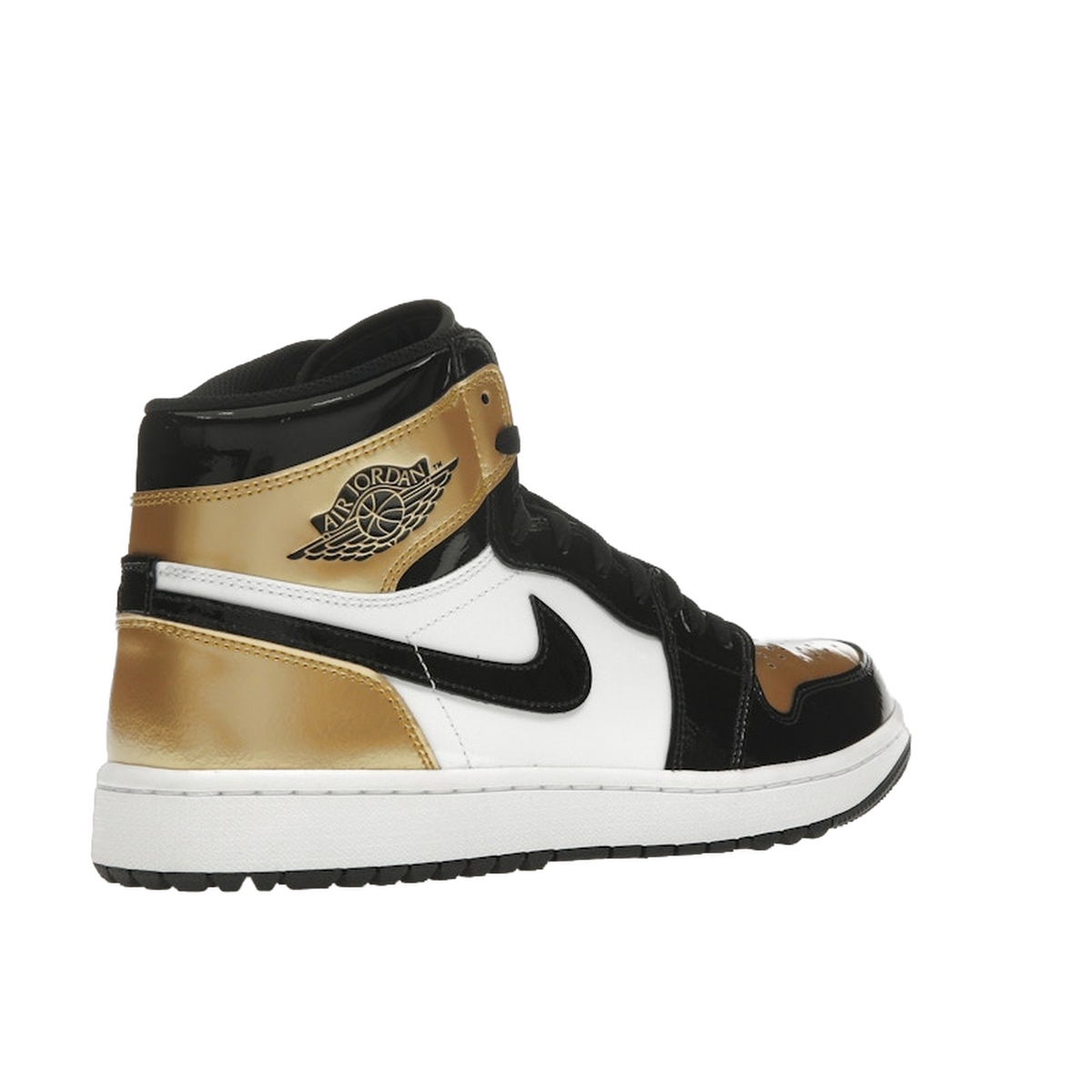 Jordan 1 Retro High Golf Patent Gold Toe — kolab