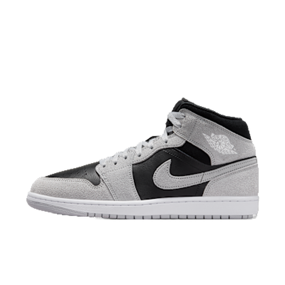 Jordan 1 Mid Light Smoke Grey Black · kolab
